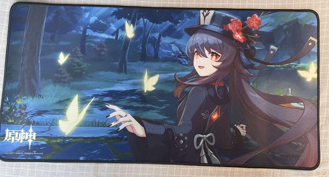Amazon.co.jp: 原神 胡桃 デスクマット 公式 マウスパッド プレイ
