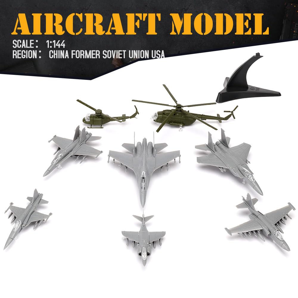 Amazon | ViiKONDO 航空機模型トイプレーン 8ピース 1/144スケール