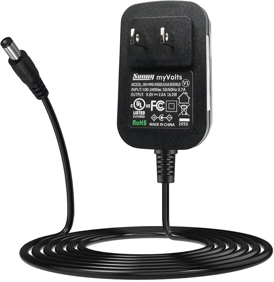 Amazon.com: MyVolts 9V Power Supply Adaptor Compatible with