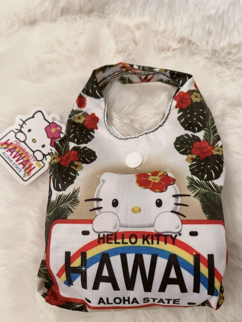 Amazon.co.jp: ハワイ限定 キティちゃんエコバッグ ABCストア限定