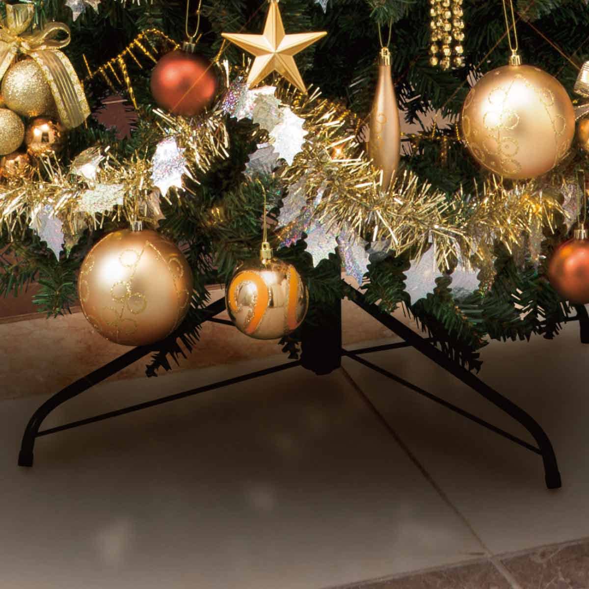 Amazon | コンチネンタルクリスマスツリーセット ゴールド H180×W110cm