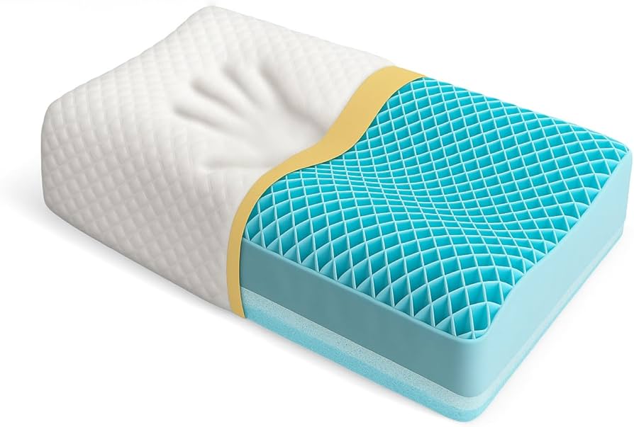 Amazon｜DORE ジェル枕 6段階高さ調整 首サポート 頭部フィット 通気性