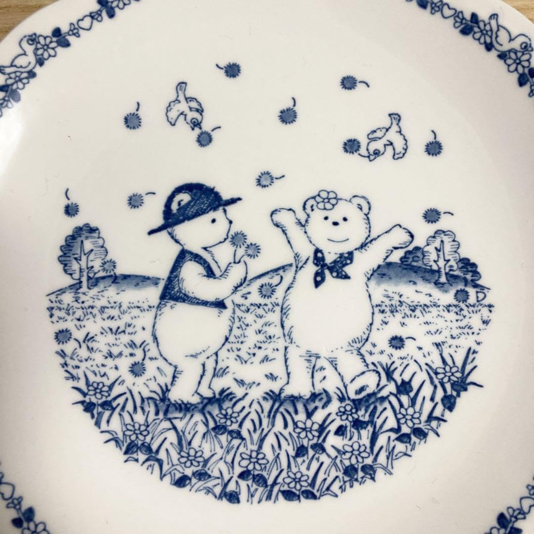 Amazon.co.jp: レトロ NIKKO ニッコー Teddy's 16cm プレート