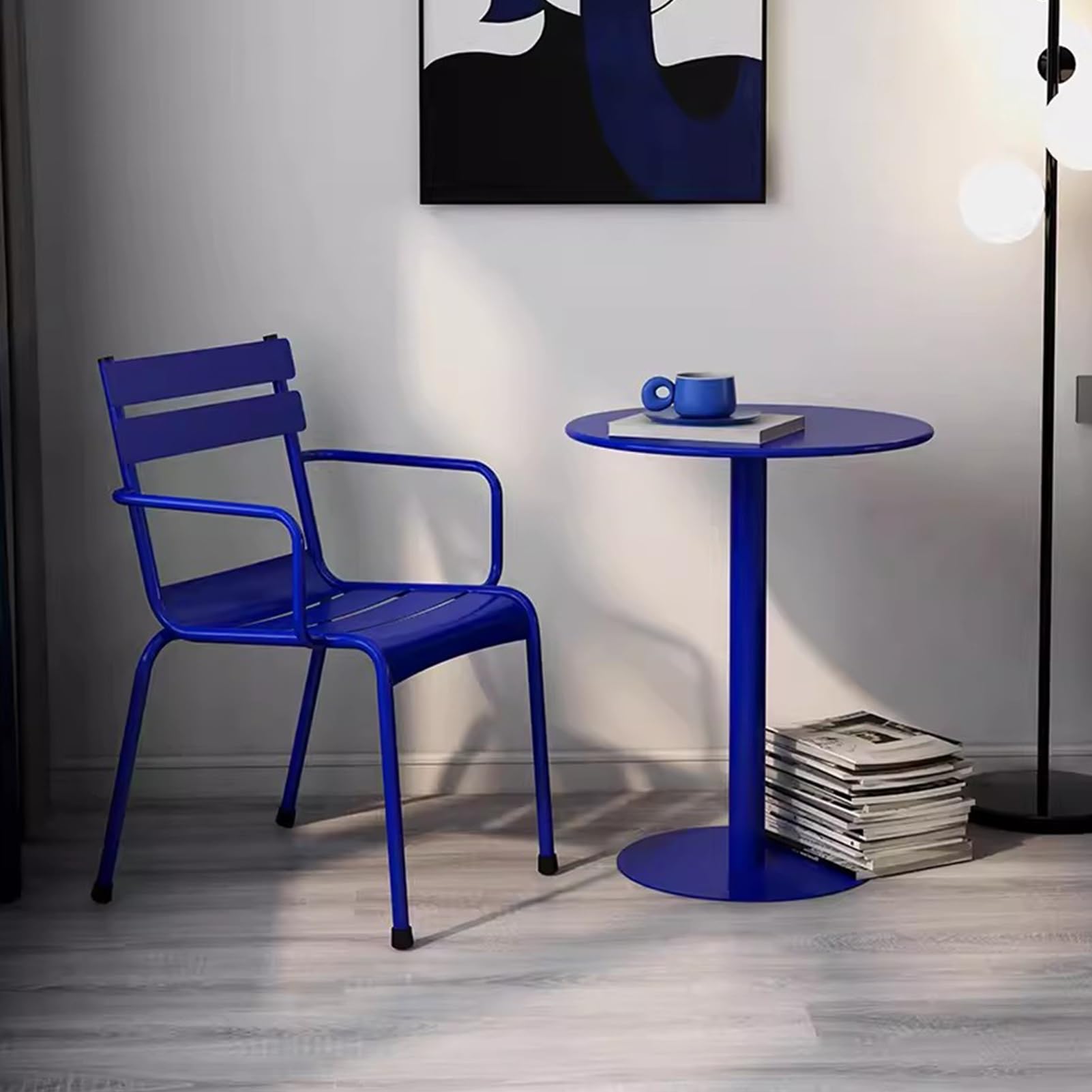 Amazon｜ラウンドバーテー​​ブル、朝食バーテーブル、円形カウンター