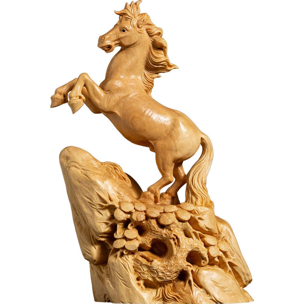 Amazon.co.jp: 彫刻鑑賞 山の彫刻の 木彫りの装飾品の頂上に立っている