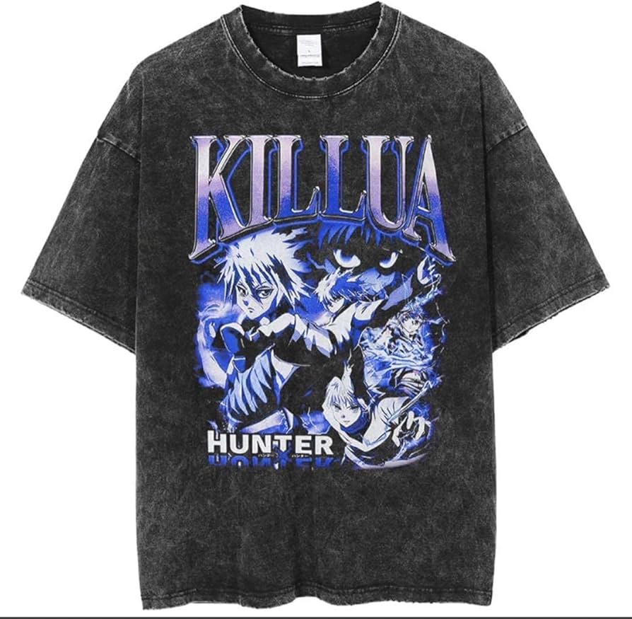 Amazon.co.jp: HUNTER×HUNTER キルア Tシャツ ヴィンテージ加工 : 車