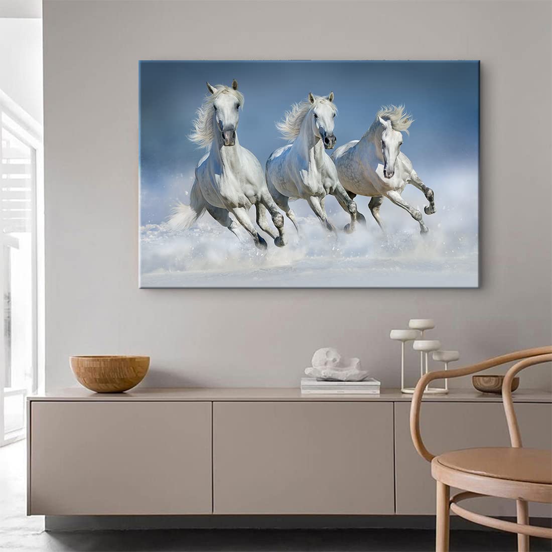 Amazon.co.jp: 馬アートパネル馬 油絵装飾画ポスター壁掛けキャンバス