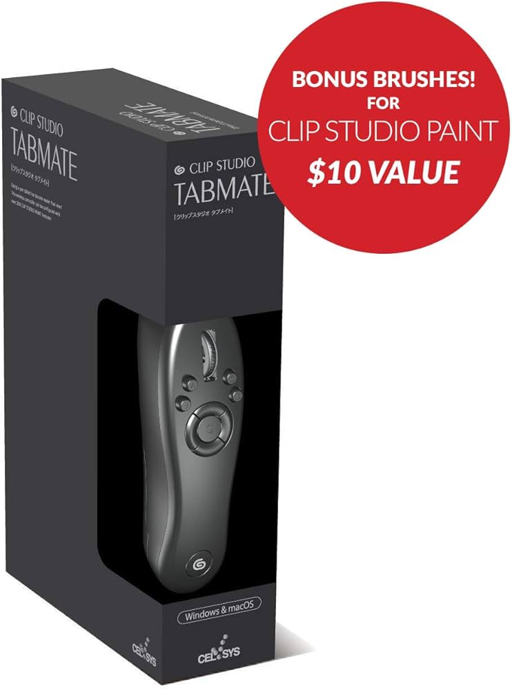 Amazon.com: CLIP STUDIO TABMATE for GLOBAL with Brush Bundle