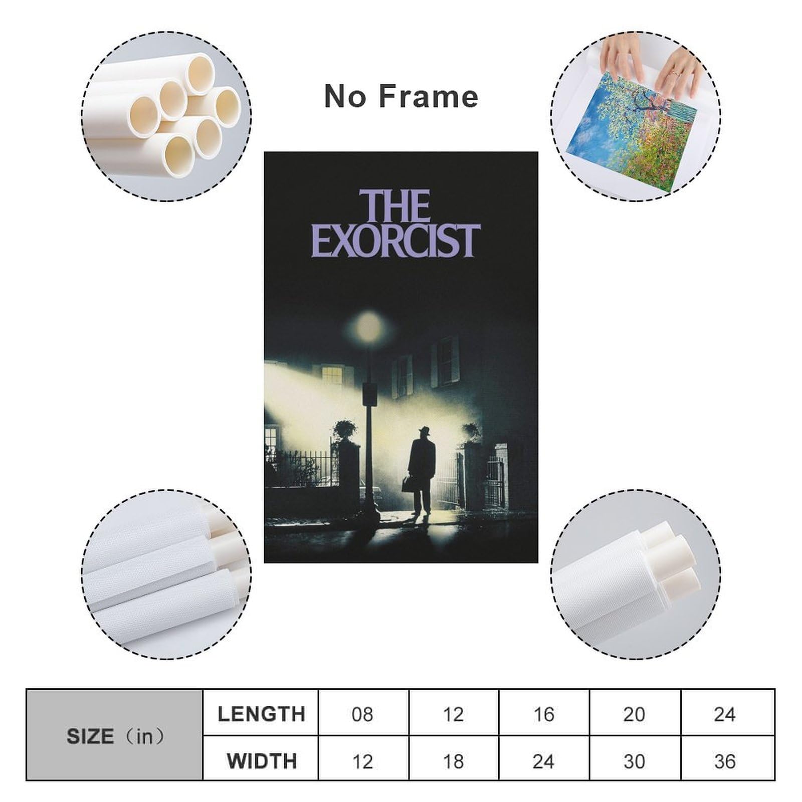 Amazon.co.jp: The Exorcist傑作ホラーエクソシスト映画ポスターエレン