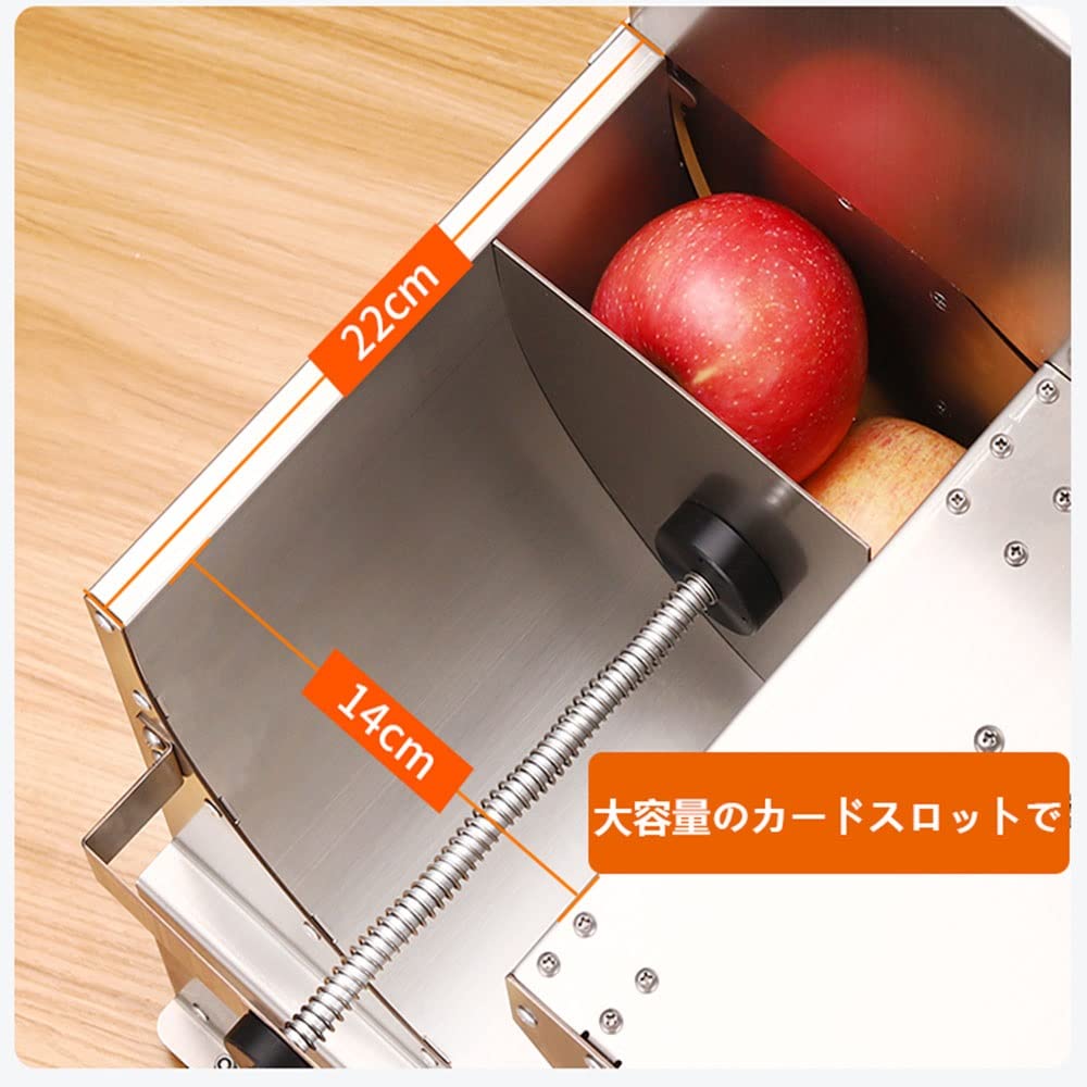 Amazon｜果物スライサー 電動スライサー 304#ステンレス鋼 回転式 野菜