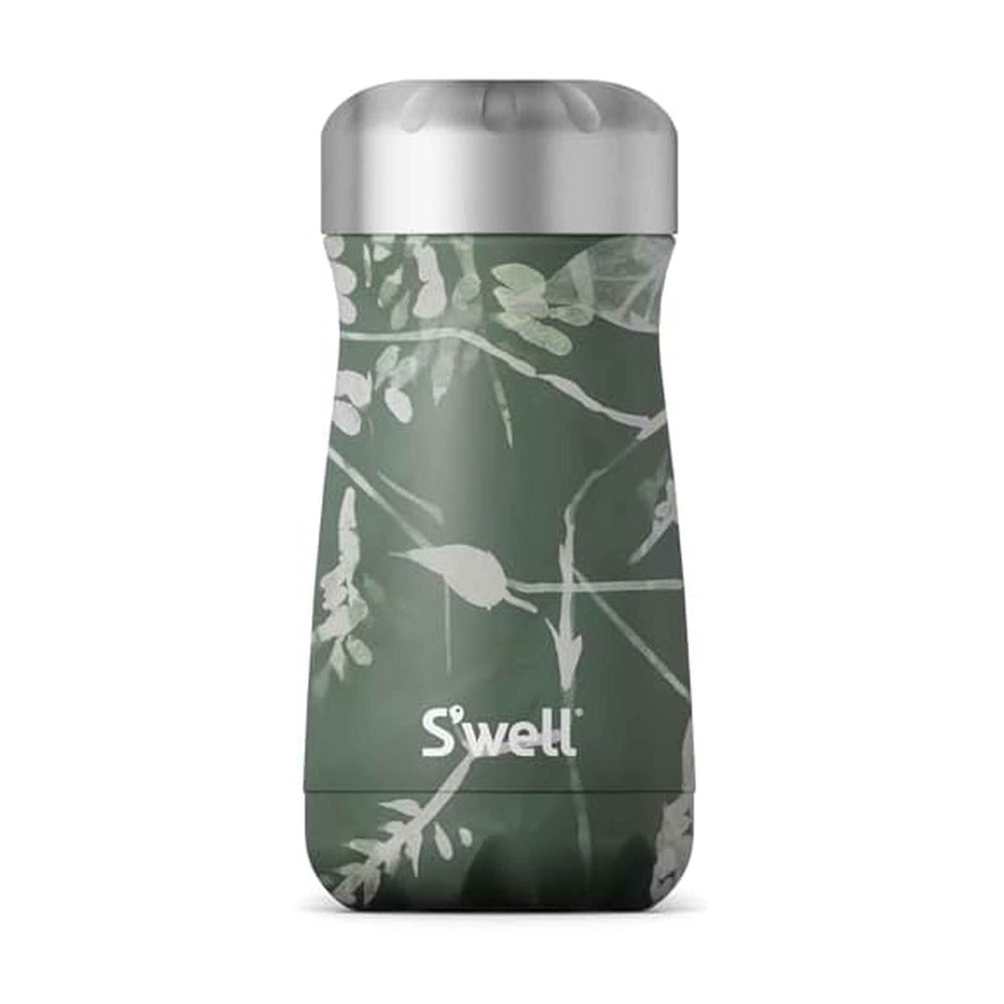 Amazon.com: S'well Stainless Steel Traveler, 12oz, Green Foliage