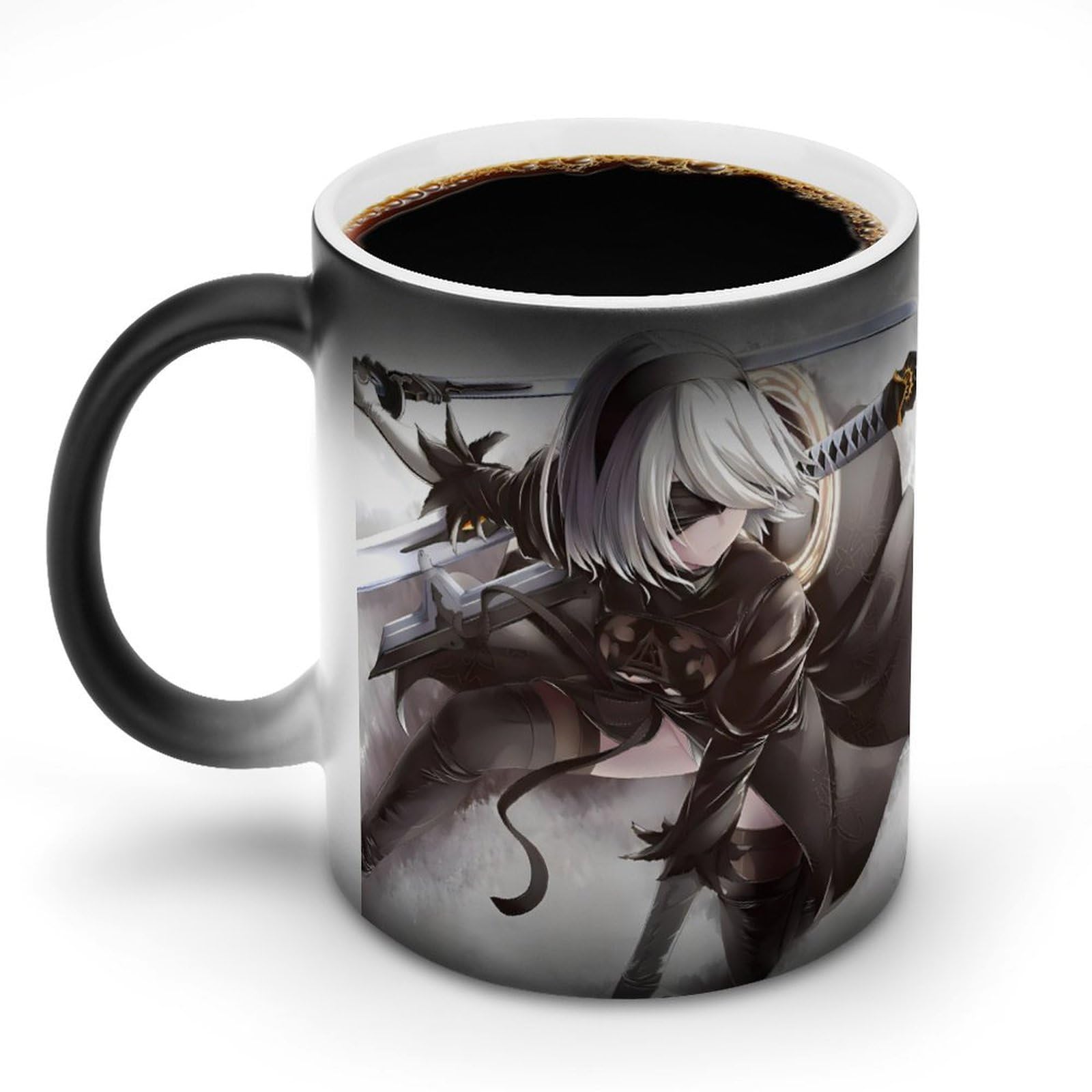 Amazon.co.jp: マグカップ ニーアオートマタ NieR 2B ヨルハ二号B型