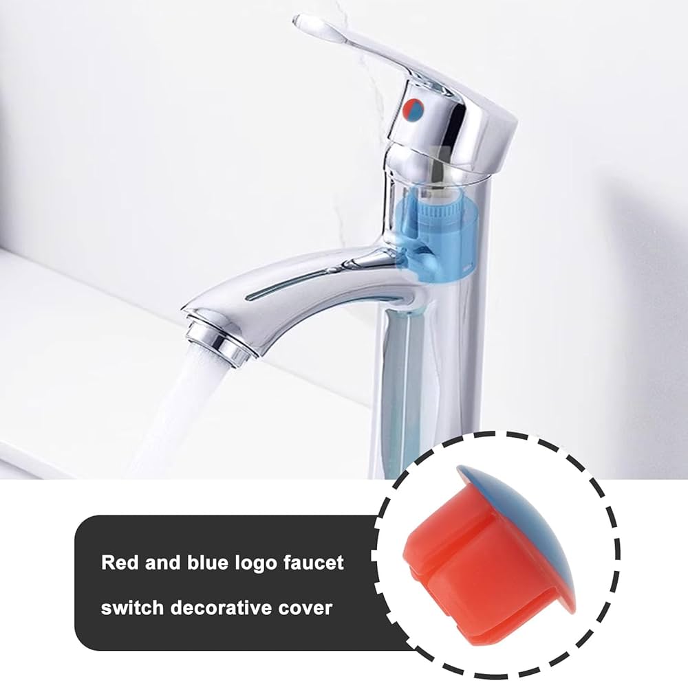 Amazon | eMagTech 20個 蛇口インジケーター ハンドル 温水と冷水の