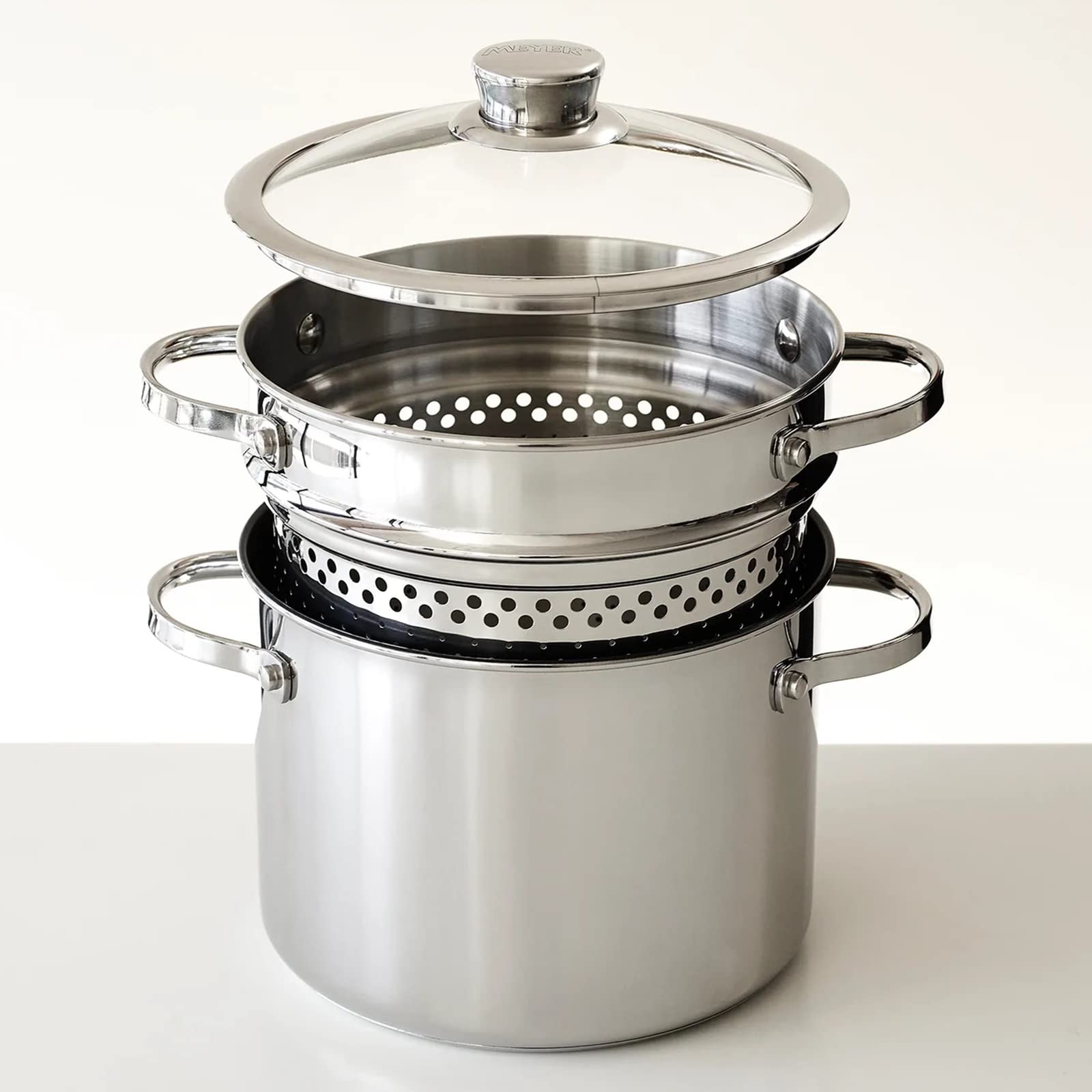 Amazon | [ MEYER ] 鍋 ステンレス 麺'S ポット 20CM 深型 ガス ih対応