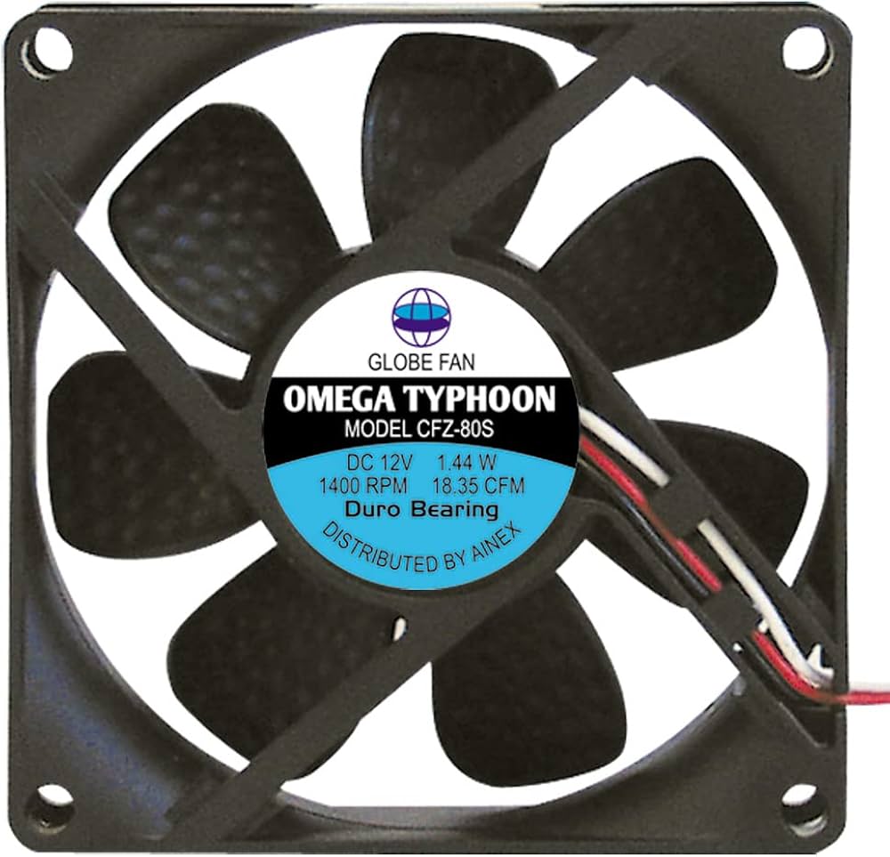 Amazon.co.jp: アイネックス OMEGA TYPHOON 80mm タイプ CFZ-80SB