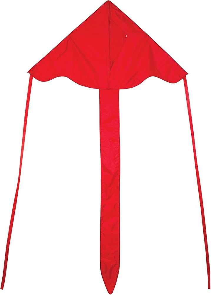 Amazon.com: In the Breeze Red 43 Inch Fly-Hi Kite - Single Line