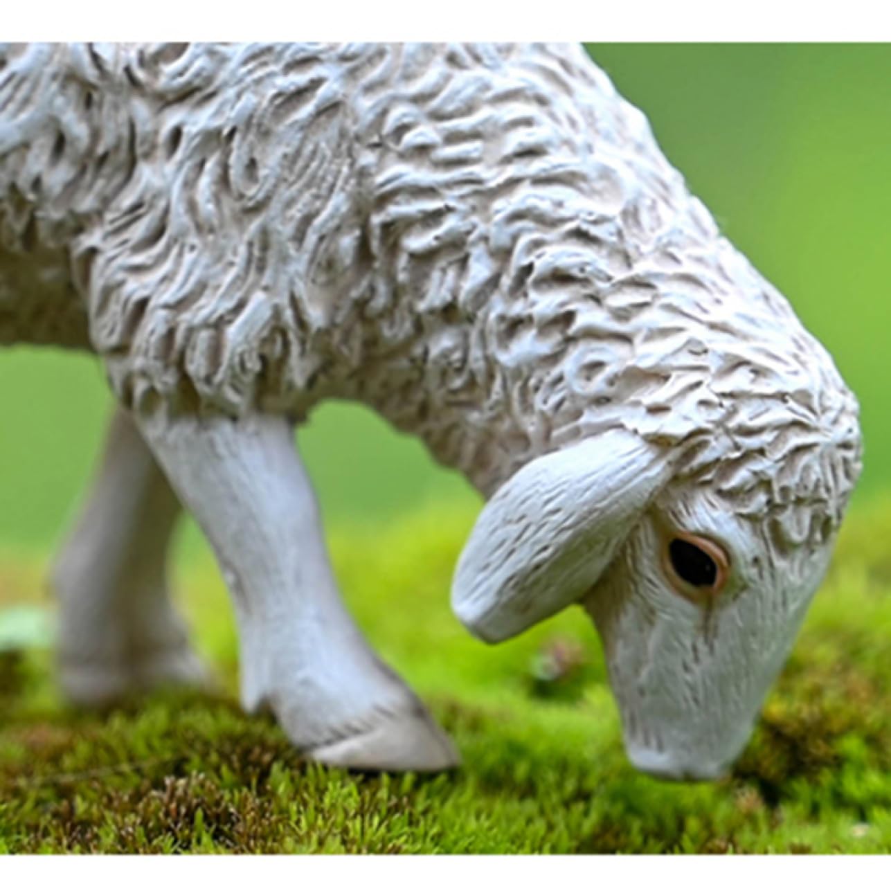 Amazon.co.jp: リアル 羊おきもの ミニチュア 羊 F かわいい 雑貨 本物