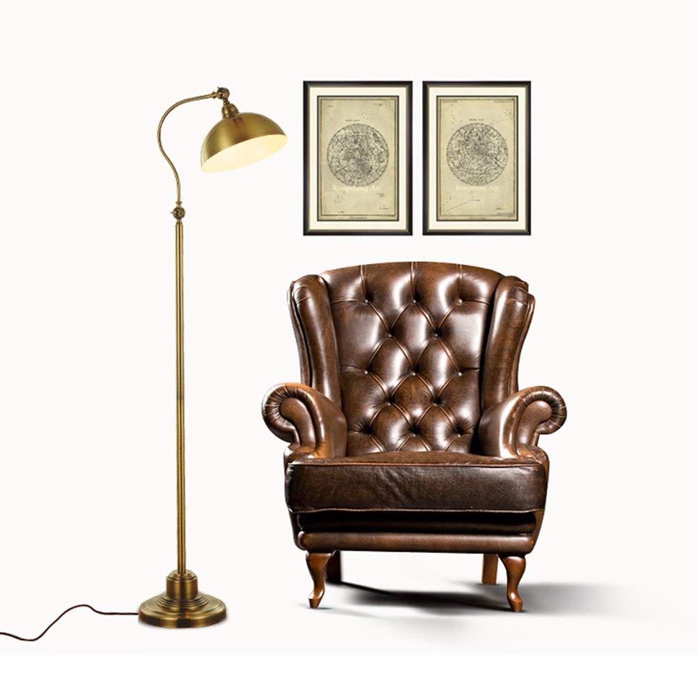 Amazon.co.jp : フロアスタンドライト, モダンアンティーク真鍮調節