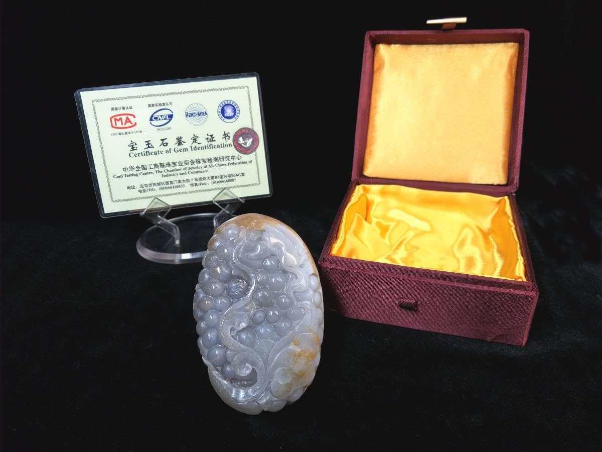 Amazon.co.jp: 壽天然最高AAA級珍品新疆和田白玉高彫仔料玉珮根付
