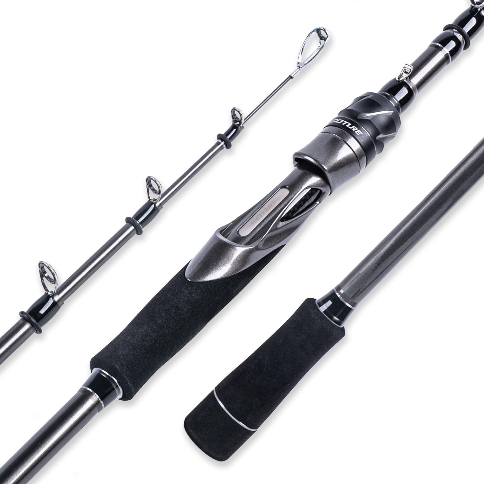 Amazon | Goture（ゴチュール）コンパクトロッド 投げ竿 釣り竿 初心者