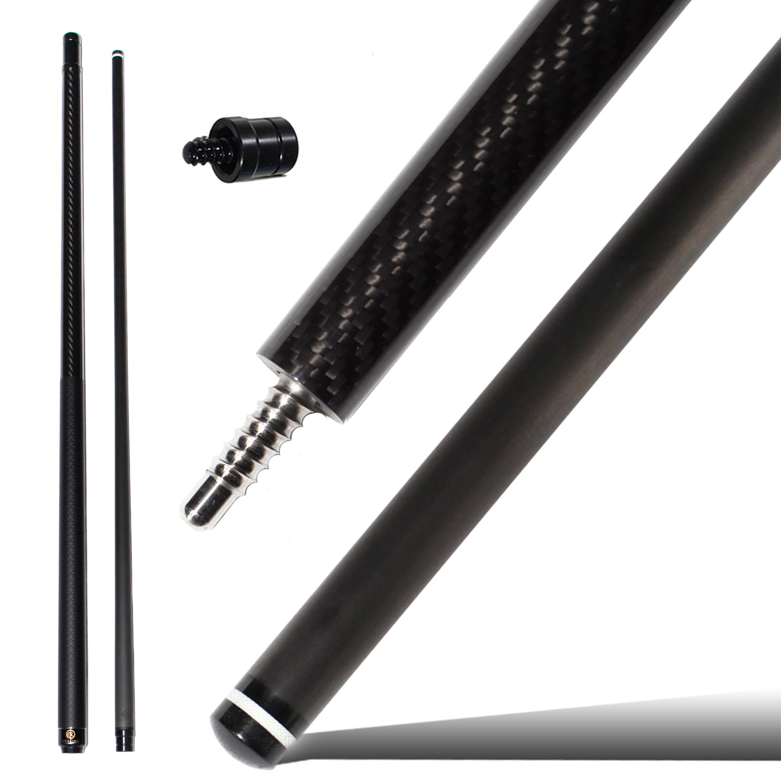 Amazon.co.jp: ビリヤード キュー KHEALING 58インチ 19 oz 1/2