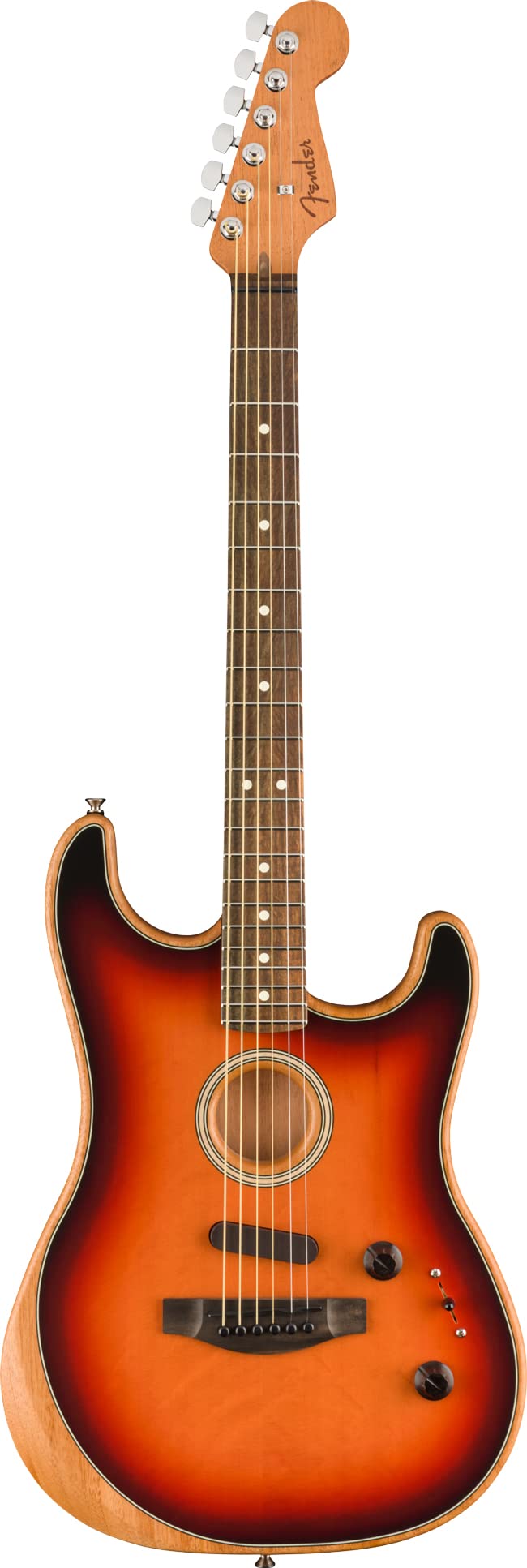 Amazon.com: Fender American Acoustasonic Stratocaster Acoustic