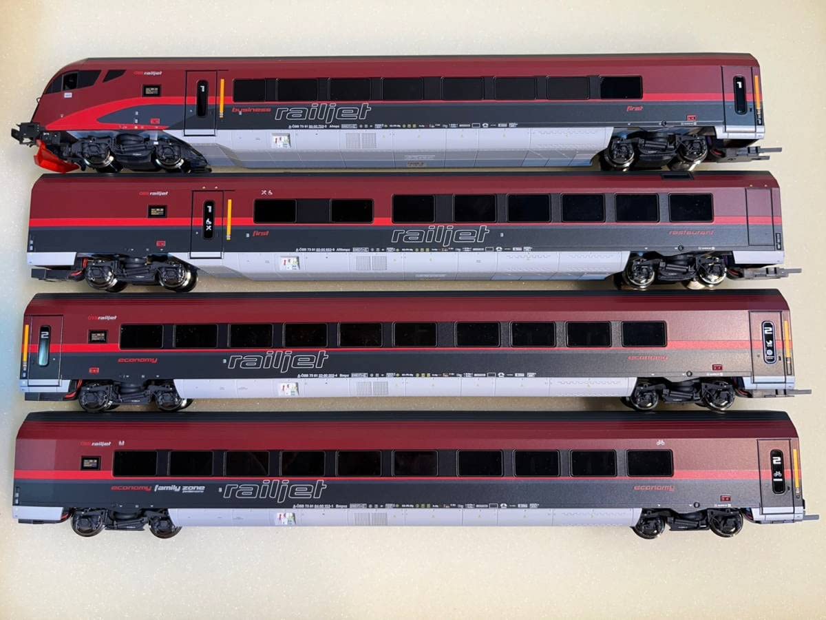 HOBBYTRAIN ÖBB railjet 4両セット HOBBYTRAIN ÖBB railjet 4両セット