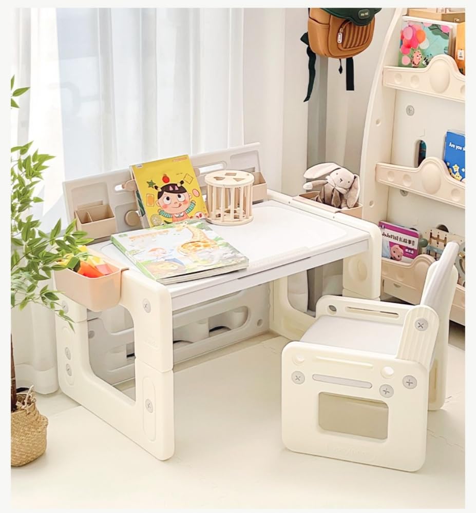 Amazon.co.jp: RIDEWINCE 子供用テーブル 椅子セット 子供机 テーブル