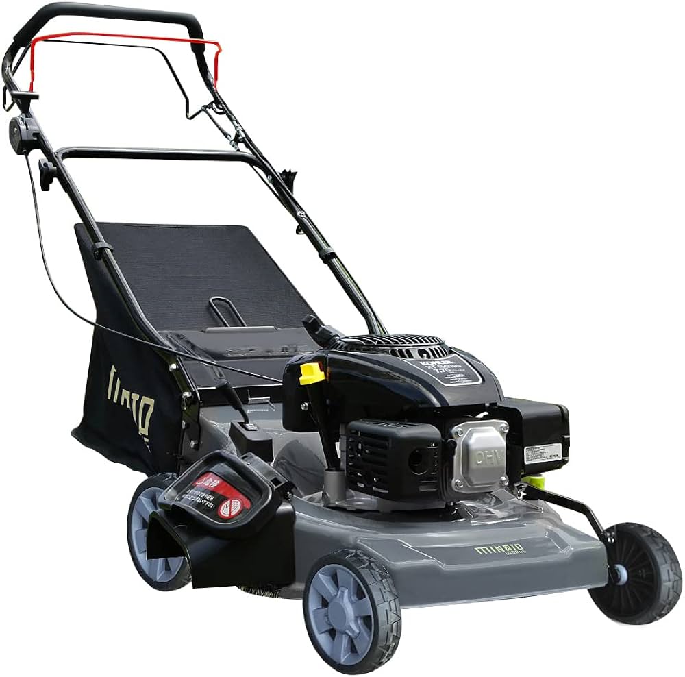 Amazon.co.jp: ミナトワークス エンジン芝刈り機 自走式 バーナイフ