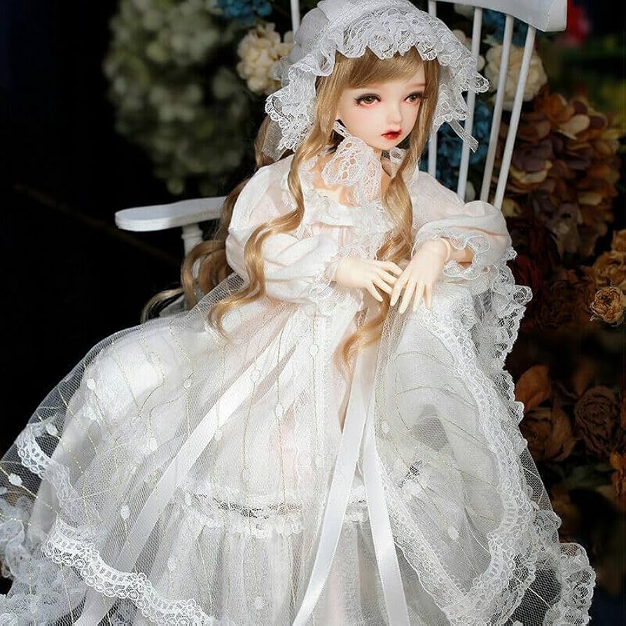 Amazon.co.jp: Meeler BJDドール フルセット1/4 球体関節人形 女の子