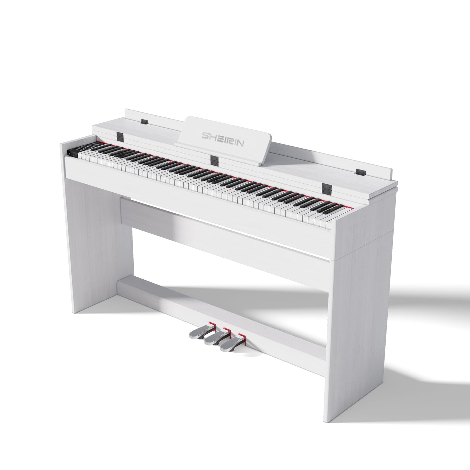 Amazon | 電子ピアノ 88鍵盤 人気 スタンド 蓋付き 初心者 シンプル