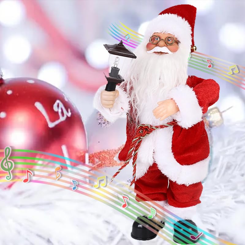 Amazon | クリスマス サンタ 人形 置物 音楽人形 電気サンタクロース