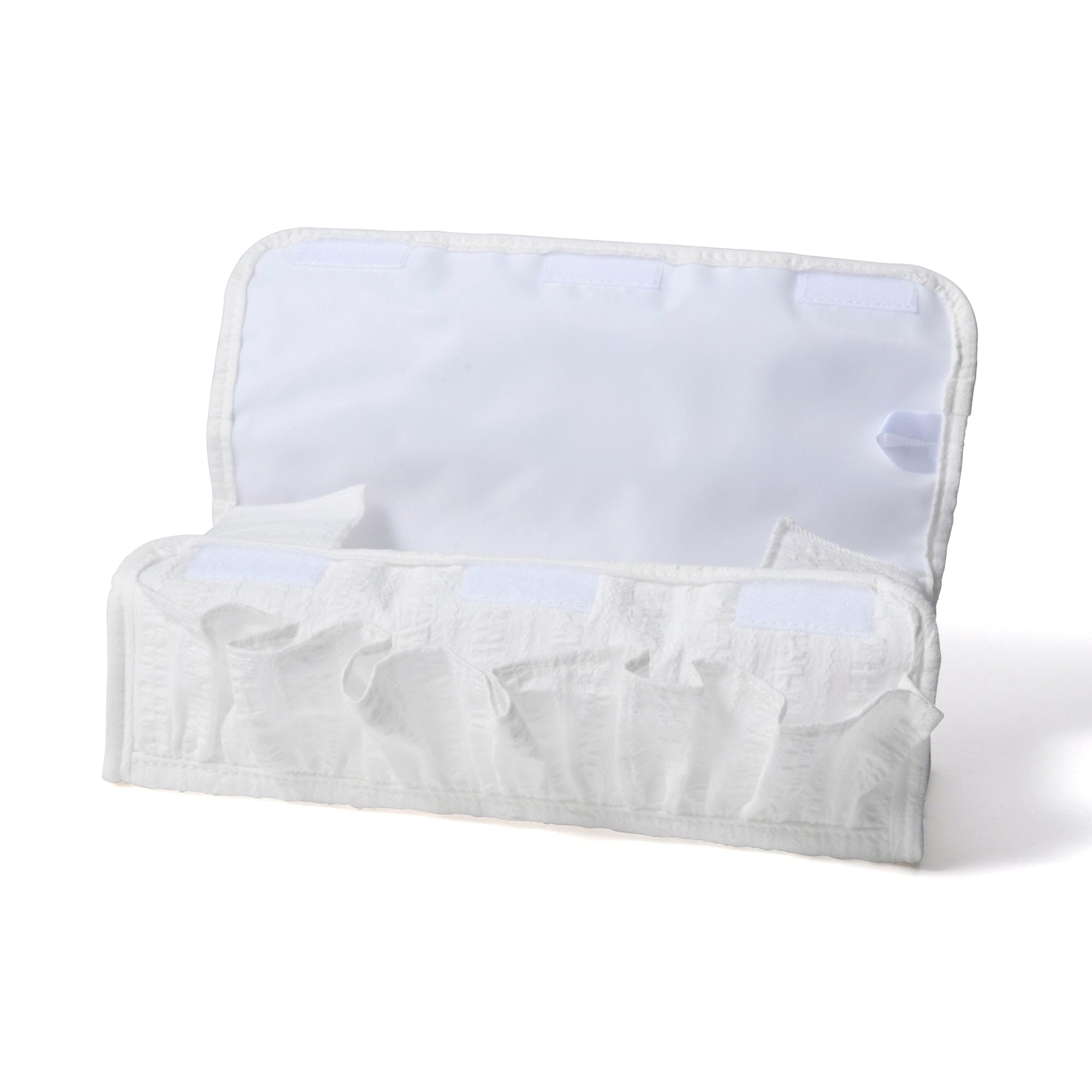 Amazon｜Francfranc フランフラン フリル ティッシュカバー ホワイト