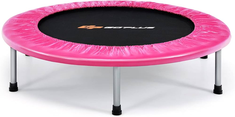 Amazon | GYMAX トランポリン 室内 97cm 耐荷重150kg 6本脚 とらんほり