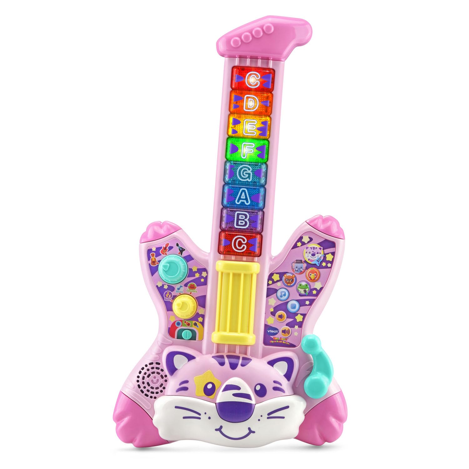 Amazon.com: VTech Zoo Jamz Tiger Rock Guitar, Pink : Toys & Games