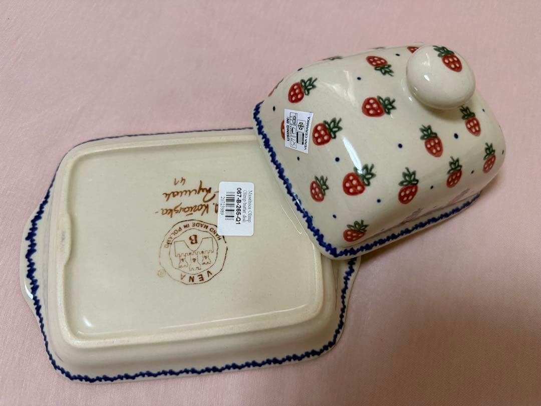 ポーリッシュポタリーカリヒ バターケース ポーリッシュポタリー