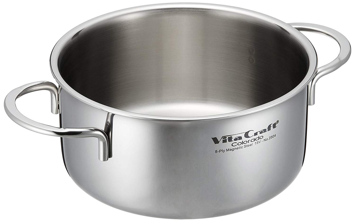 Amazon.co.jp: ビタクラフト 両手鍋 IH対応 ステンレス 蓋付 10年保証