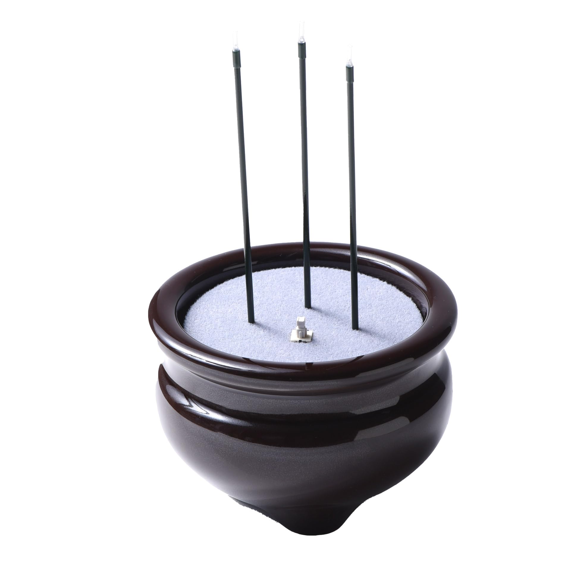 Amazon｜ハセガワ仏壇 先端が赤く光る 電子線香 サンやすらぎ 3本立(3