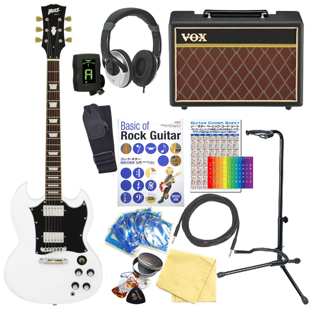 Amazon | エレキギター 初心者セット SG タイプ VOXアンプ付15点セット