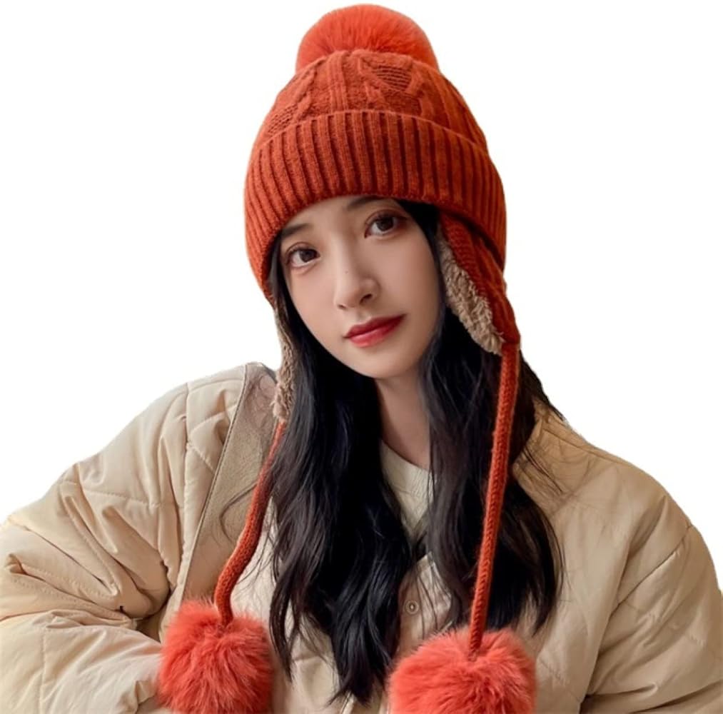 Amazon.co.jp: RuiKonM 裏ボア ワッチ 大きめ カラメル ポンポン