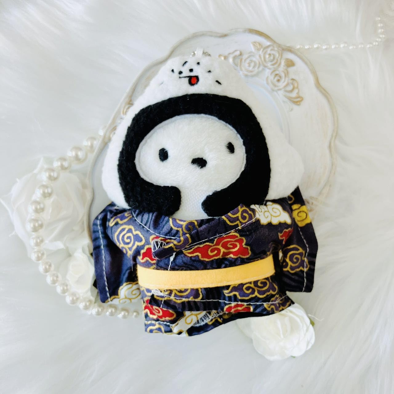 Amazon.co.jp: 【ぬい服】ぬいぐるみ用着ぐるみ 帽子 【おにぎり】10cm