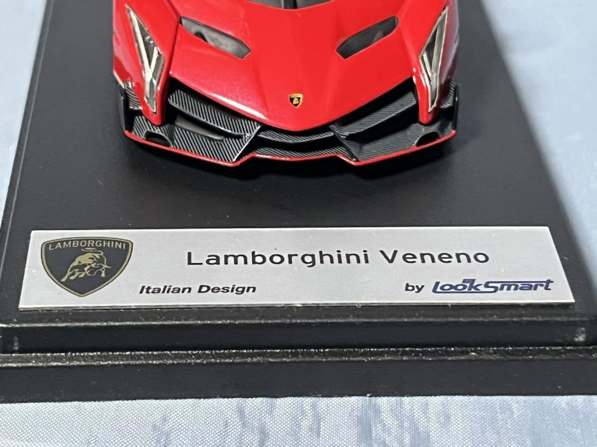 Amazon | ルックスマート 製ランボルギーニ ヴェネーノ 赤 1/43