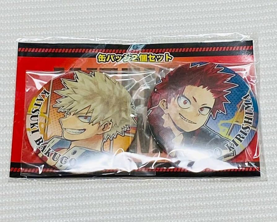 Amazon.co.jp: 僕のヒーローアカデミア 爆豪勝己 切島鋭児郎 缶バッジ