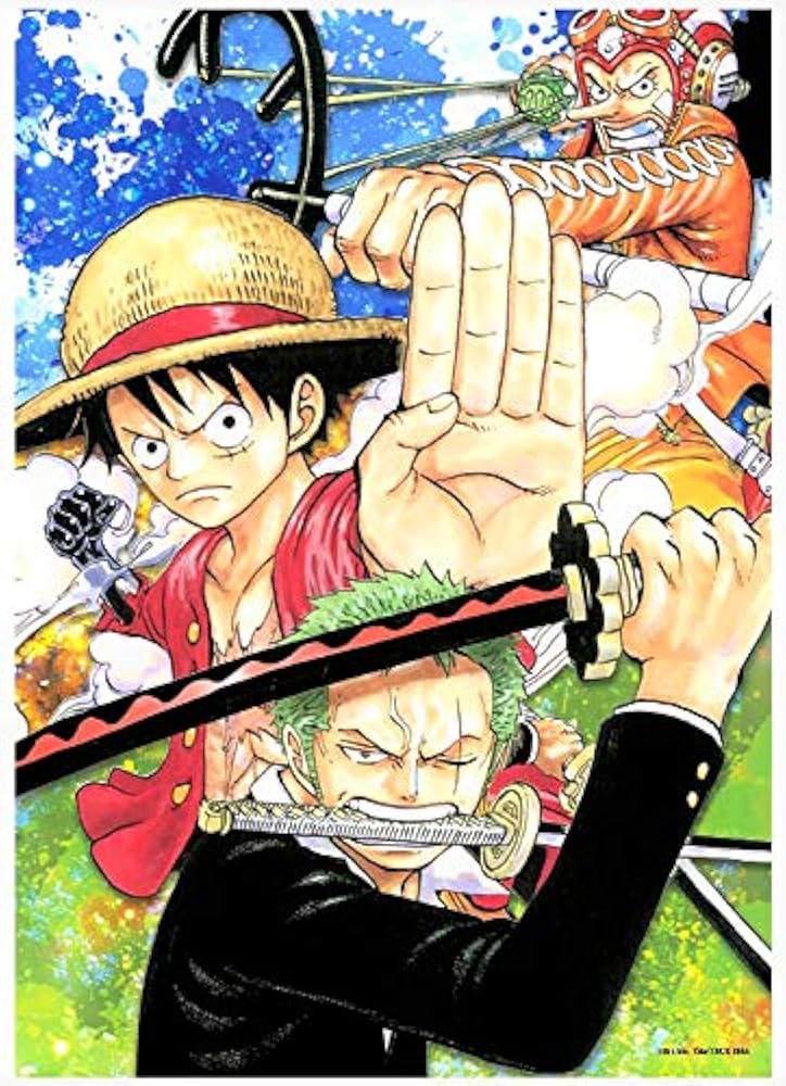 Amazon.co.jp: ONE PIECE ワンピース 下敷き 改訂版 ルフィ ＆ ゾロ