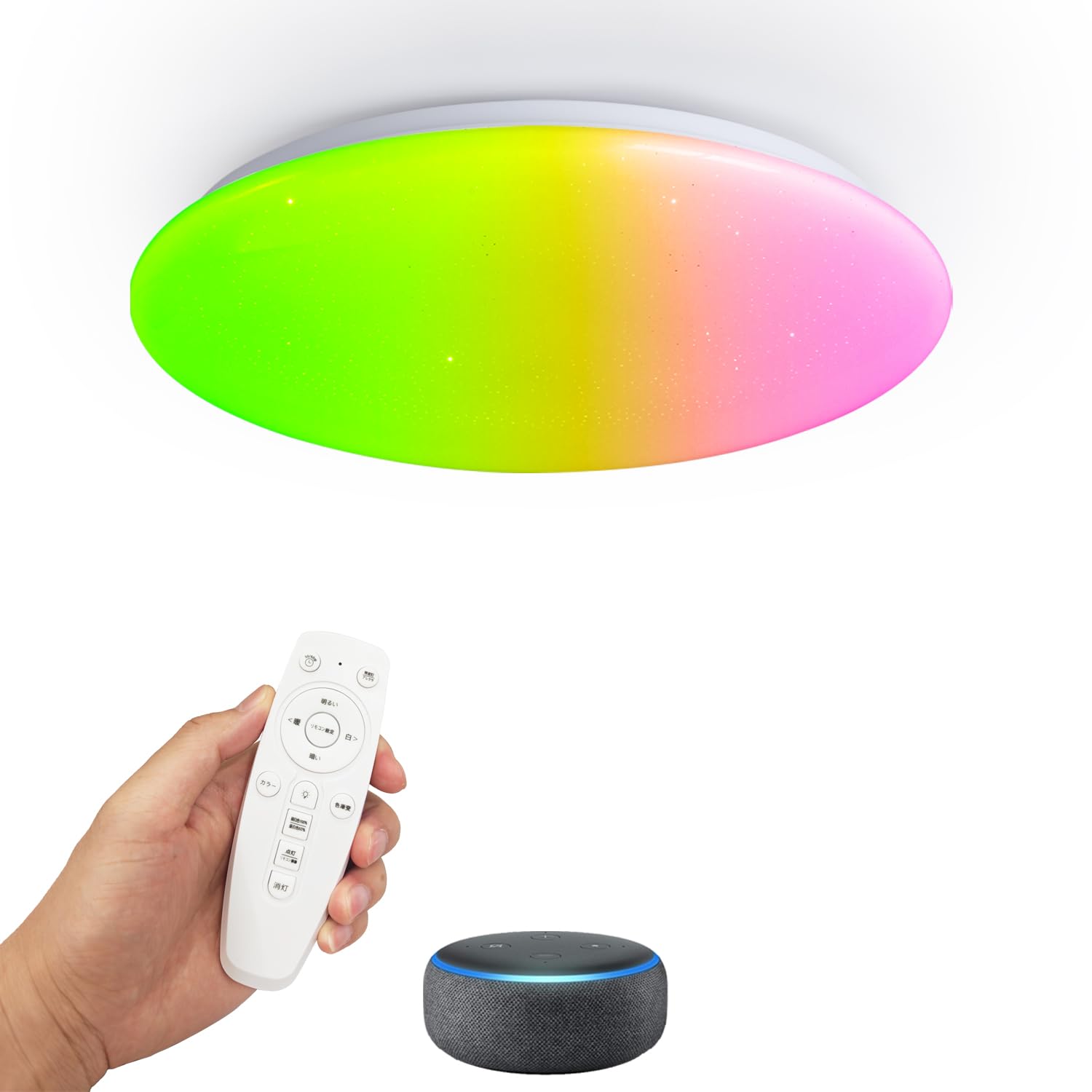 Amazon.co.jp : OFFDARKS スマートLEDシーリングライト, Alexa対応