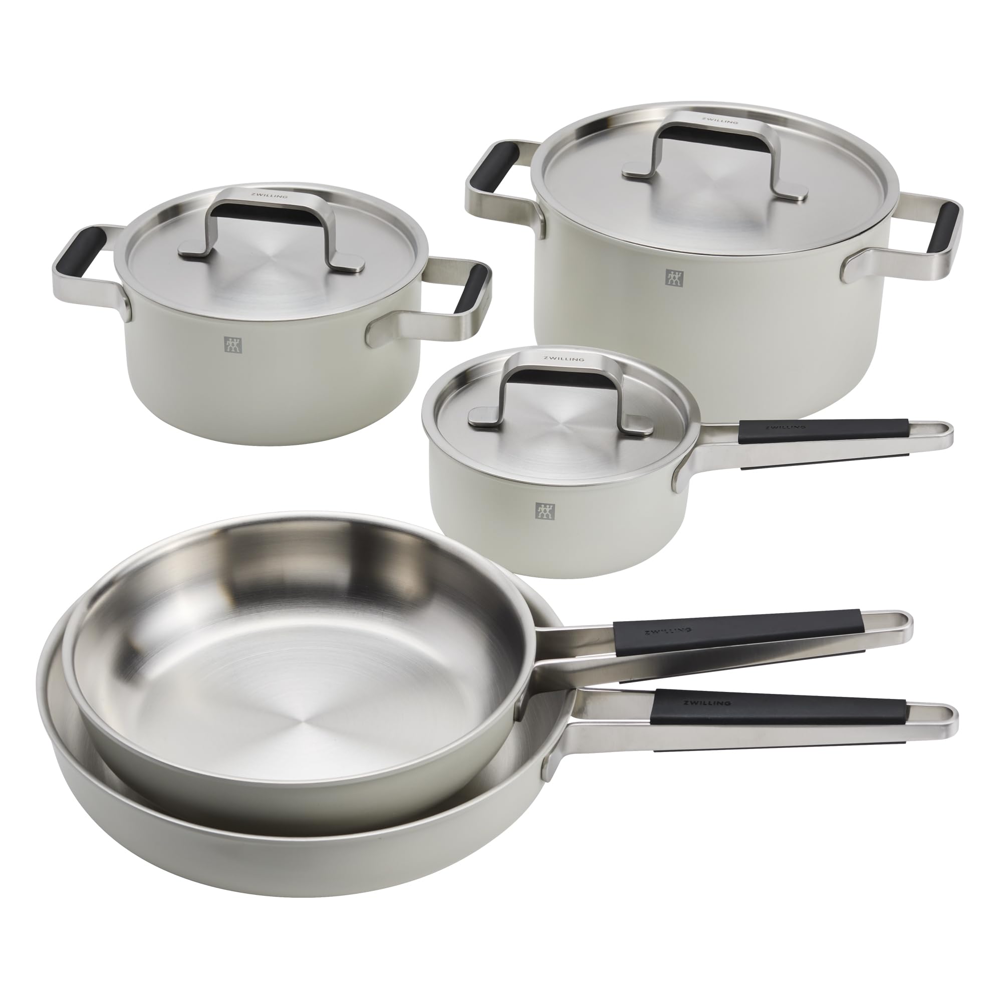 Amazon.com: ZWILLING Pure 8-pc Stainless Steel Cookware Set, Ivory