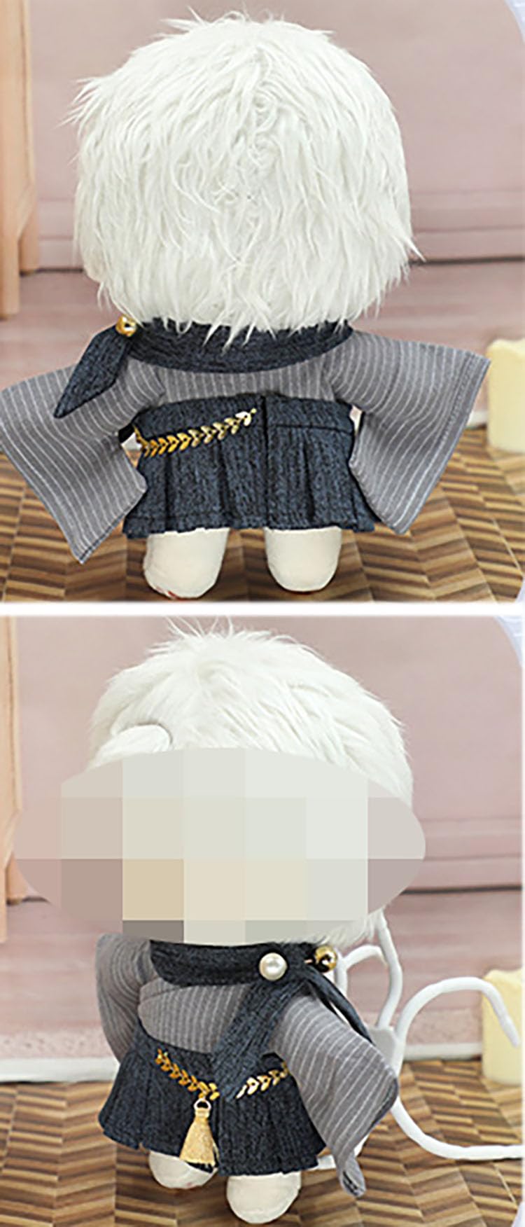 Amazon.co.jp: 20cm人形の服 ぬいぐるみ用 和服 スカーフ 羽織 袴 3点