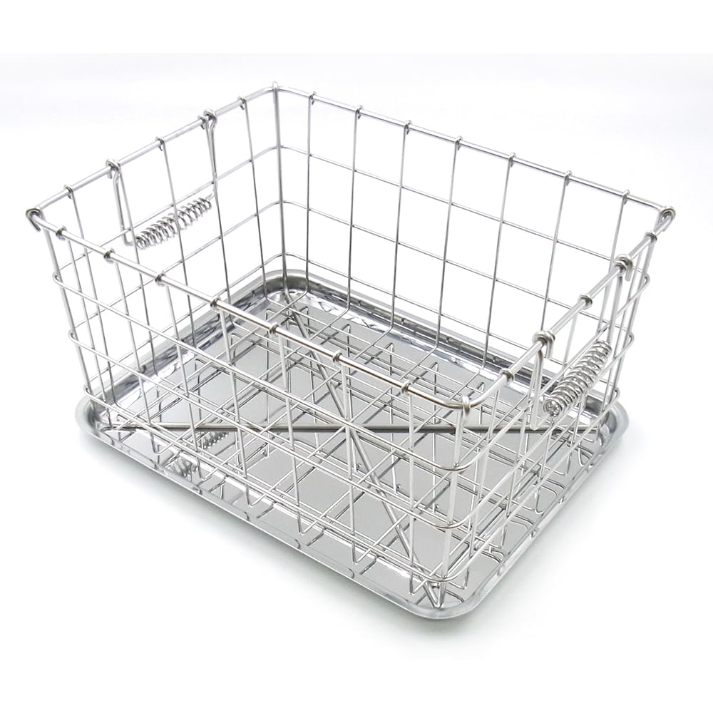 Amazon.co.jp: オールステンレス給食かご 深型 トレー付 36126 : 産業