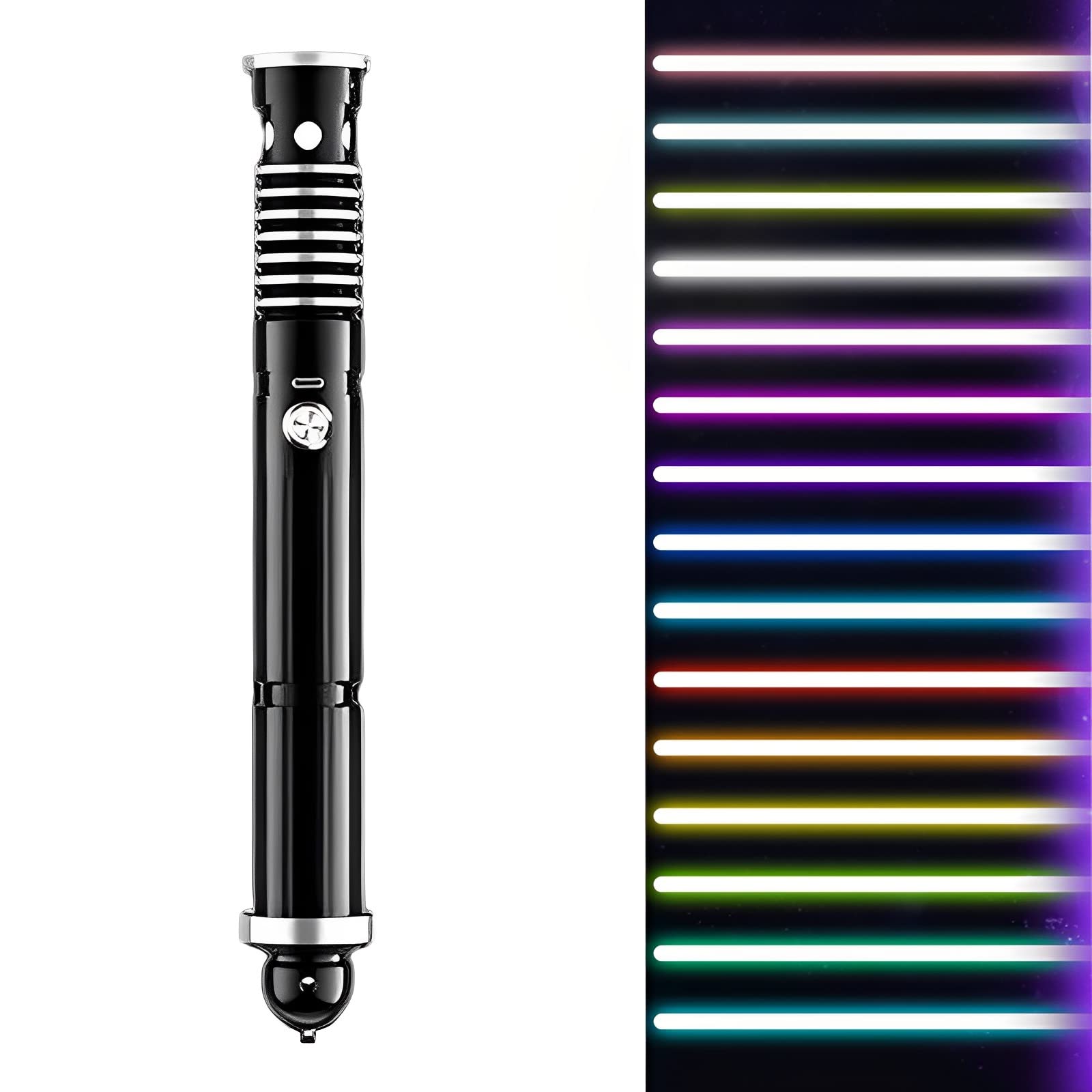 Amazon.co.jp: 大人FX決闘ライトセーバー金属剣ハンドルRGB15LEDライト