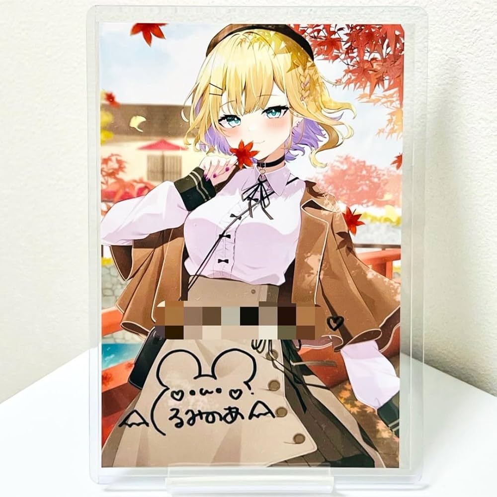 Amazon | 胡桃のあ 963日記念 直筆サイン入りポストカード ぶいすぽ ぶ